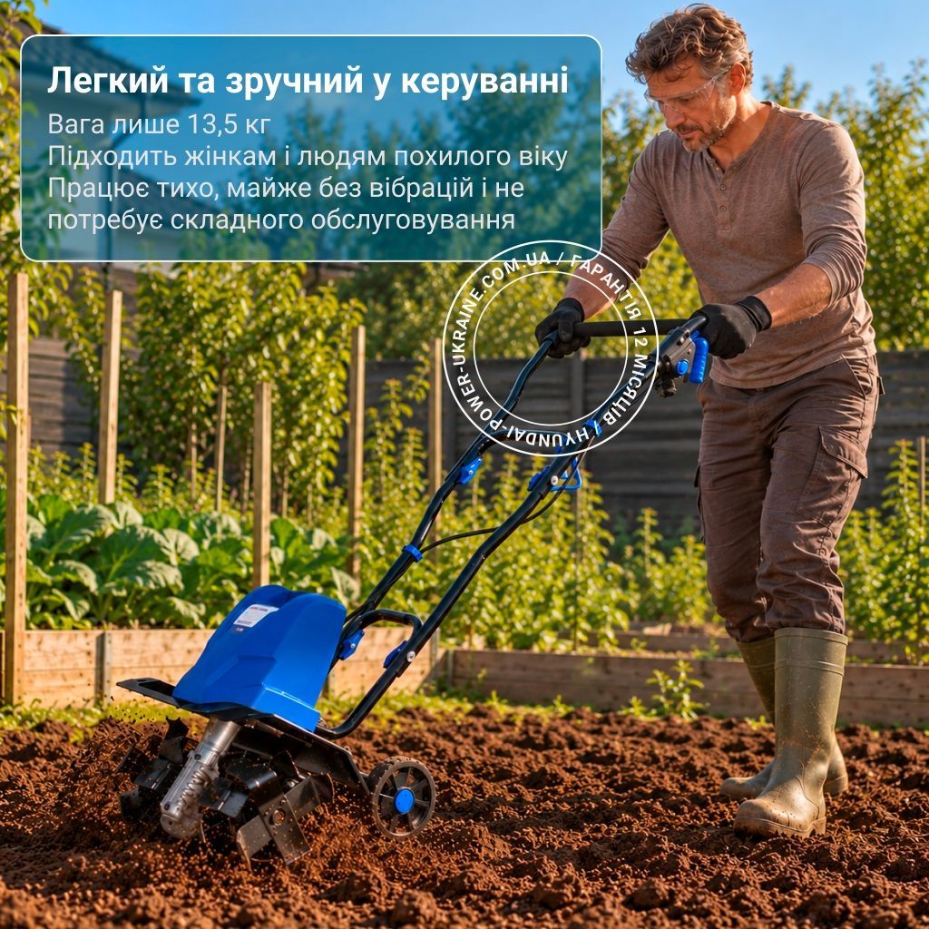 Культиватор электрический Hyundai T 1820E