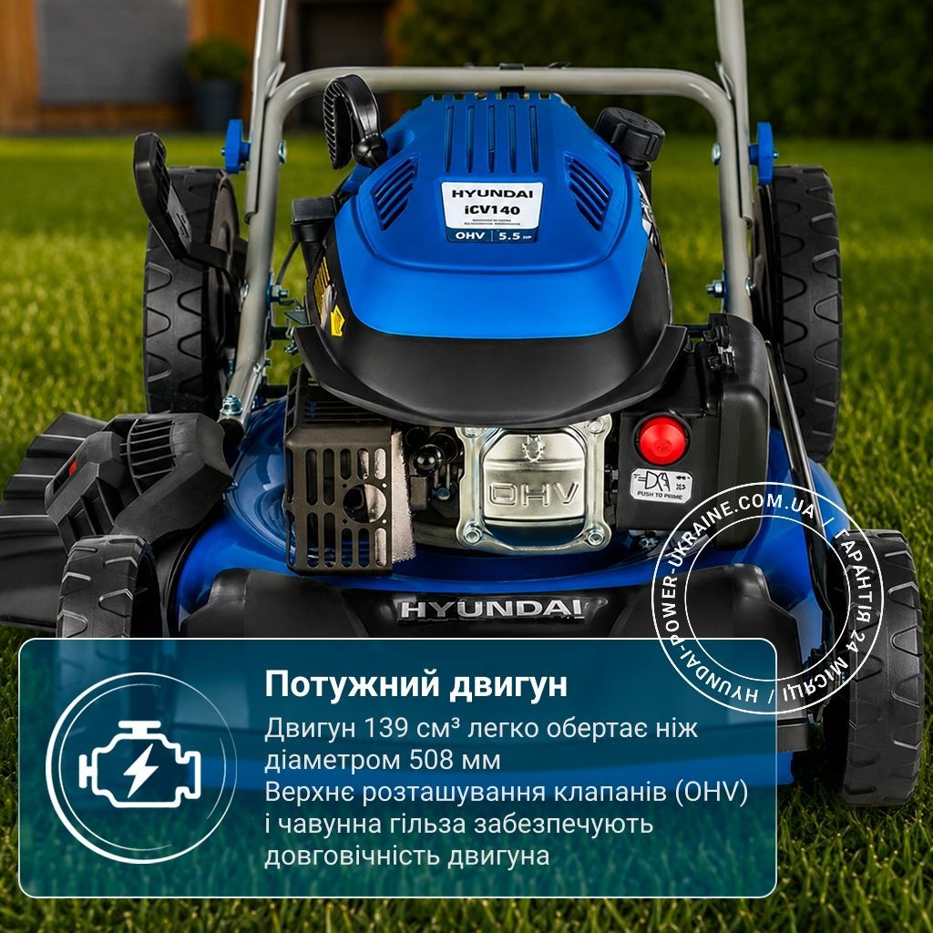 Газонокосарка бензинова Hyundai L 5100M